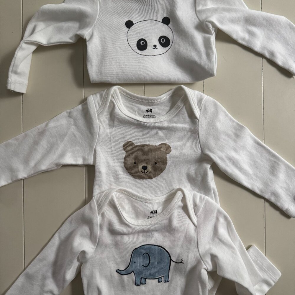 H&M Onesies | 3m | Pack of 3